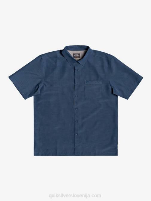 Quiksilver PJ4H1304 moški polnočna mornariška centinella waterman centinela premium majica proti gubam