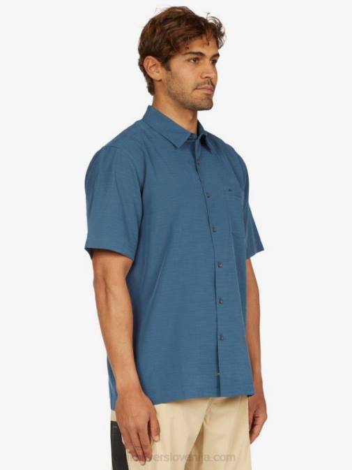 Quiksilver PJ4H1304 moški polnočna mornariška centinella waterman centinela premium majica proti gubam