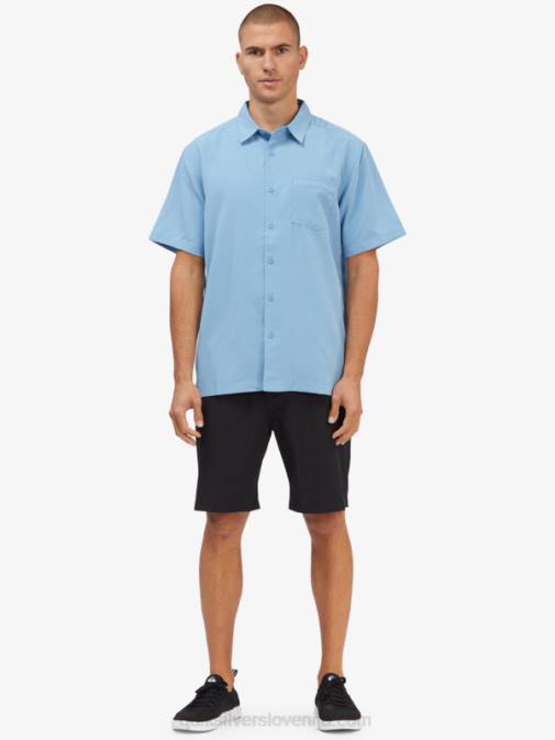 Quiksilver PJ4H1305 moški temno modra centinella waterman centinela premium majica proti gubam