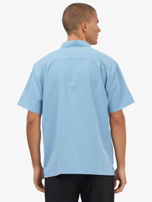 Quiksilver PJ4H1305 moški temno modra centinella waterman centinela premium majica proti gubam