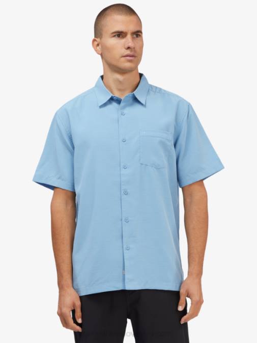 Quiksilver PJ4H1305 moški temno modra centinella waterman centinela premium majica proti gubam
