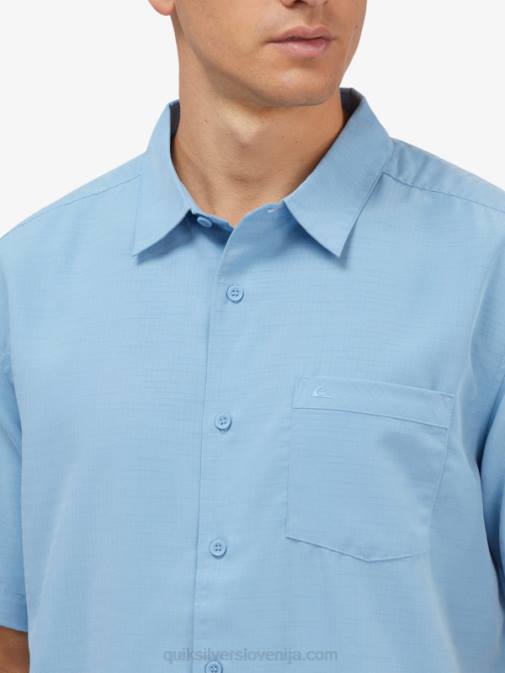 Quiksilver PJ4H1305 moški temno modra centinella waterman centinela premium majica proti gubam