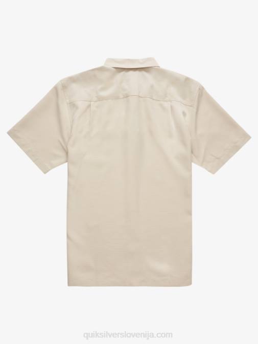 Quiksilver PJ4H1310 moški rjavi riž centinella waterman centinela premium majica proti gubam