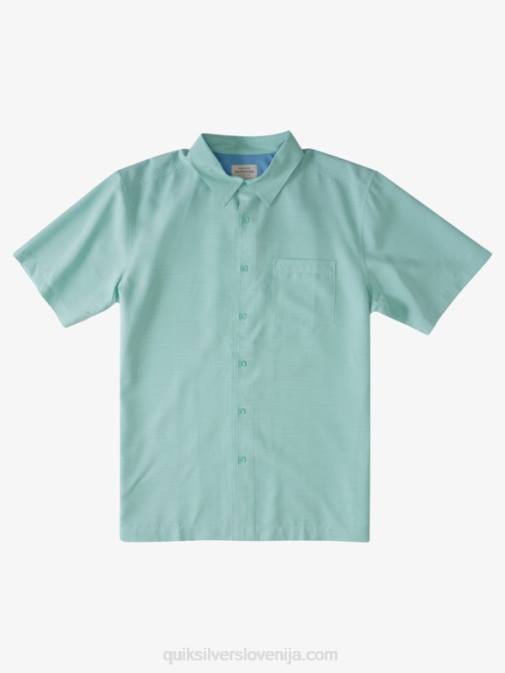 Quiksilver PJ4H1311 moški subtilna zelena centinella waterman centinela premium majica proti gubam