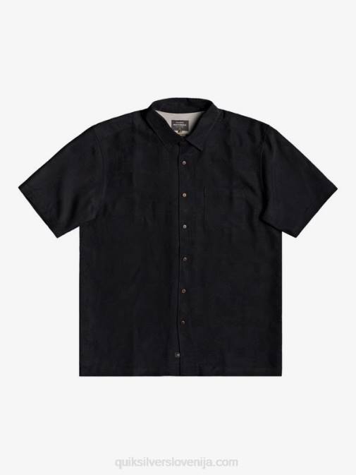 Quiksilver PJ4H1357 moški Črna srajca s kratkimi rokavi waterman kelpies bay