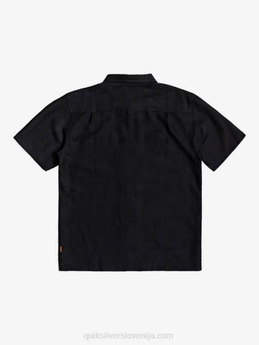 Quiksilver PJ4H1357 moški Črna srajca s kratkimi rokavi waterman kelpies bay