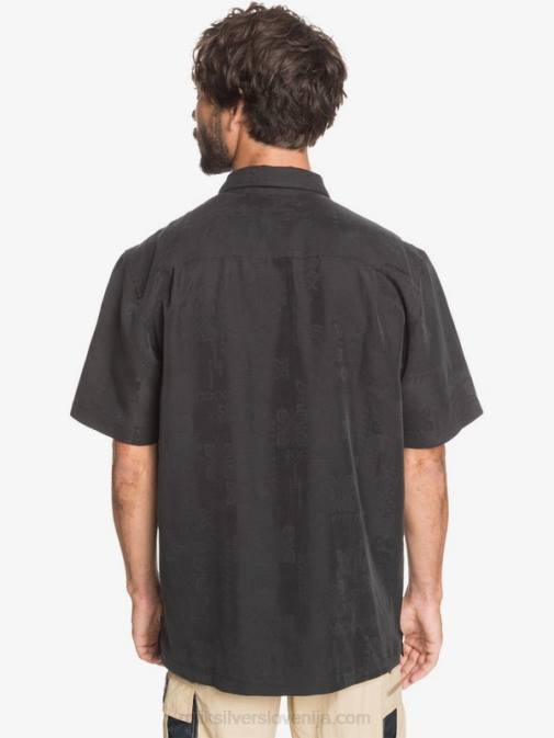 Quiksilver PJ4H1357 moški Črna srajca s kratkimi rokavi waterman kelpies bay