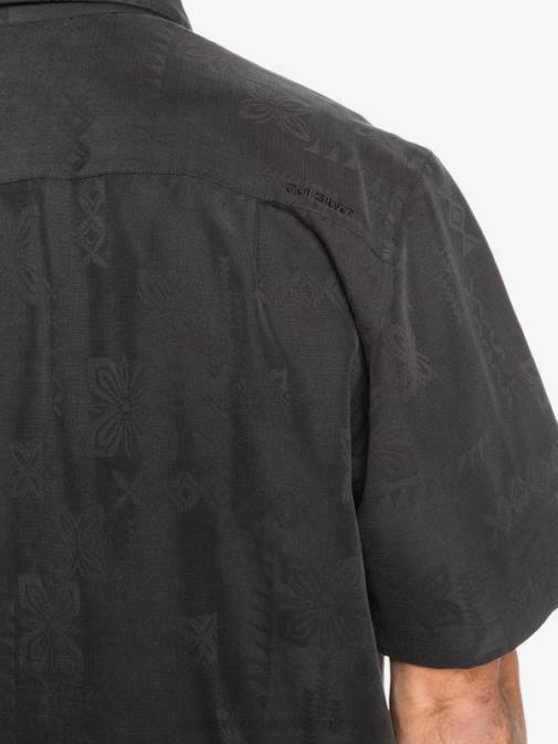 Quiksilver PJ4H1357 moški Črna srajca s kratkimi rokavi waterman kelpies bay