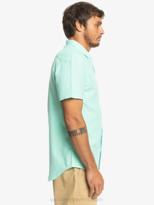 Quiksilver PJ4H1360 moški kozarec za plažo srajca s kratkimi rokavi time box