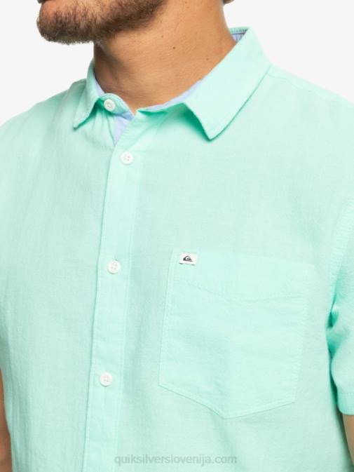Quiksilver PJ4H1360 moški kozarec za plažo srajca s kratkimi rokavi time box