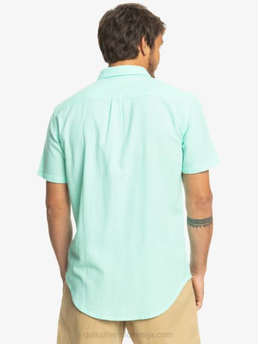 Quiksilver PJ4H1360 moški kozarec za plažo srajca s kratkimi rokavi time box