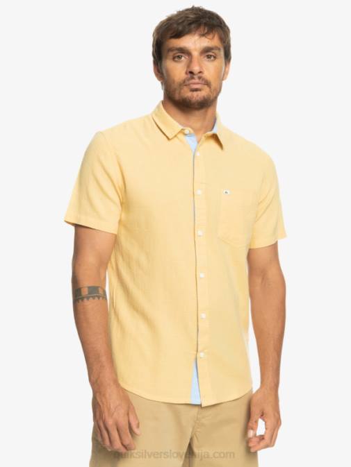 Quiksilver PJ4H1361 moški pšenica srajca s kratkimi rokavi time box