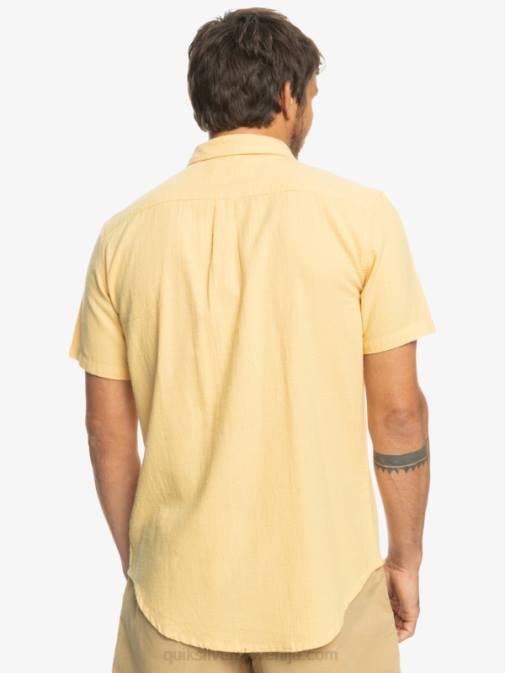 Quiksilver PJ4H1361 moški pšenica srajca s kratkimi rokavi time box