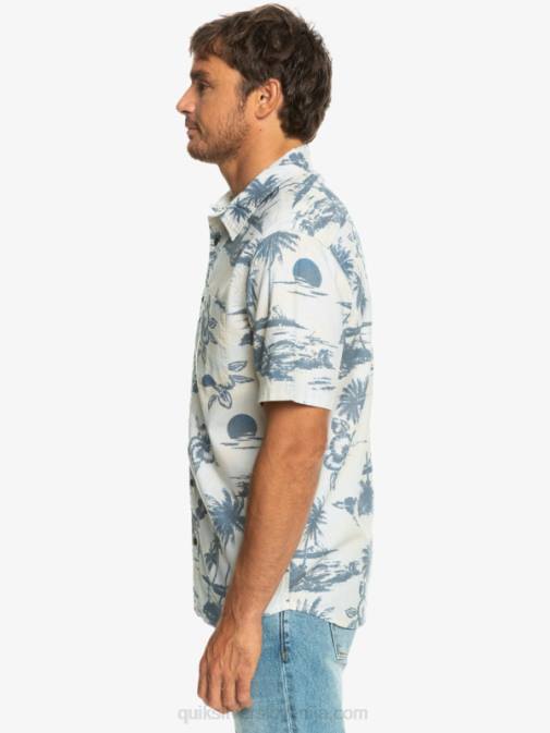 Quiksilver PJ4H1368 moški brezov pretok zraka Airflow bombažna majica s kratkimi rokavi