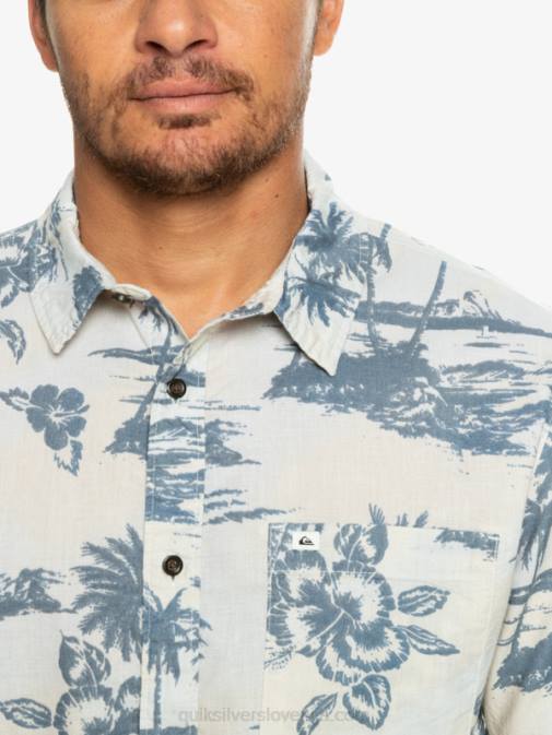 Quiksilver PJ4H1368 moški brezov pretok zraka Airflow bombažna majica s kratkimi rokavi
