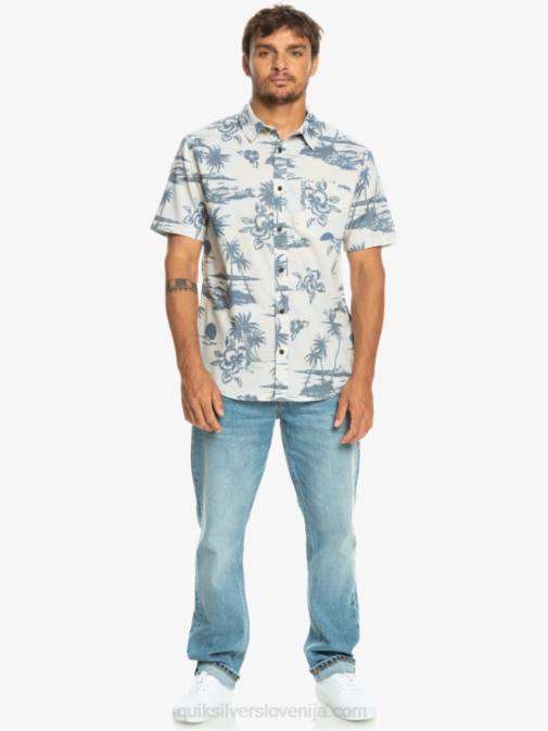 Quiksilver PJ4H1368 moški brezov pretok zraka Airflow bombažna majica s kratkimi rokavi