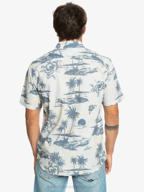 Quiksilver PJ4H1368 moški brezov pretok zraka Airflow bombažna majica s kratkimi rokavi
