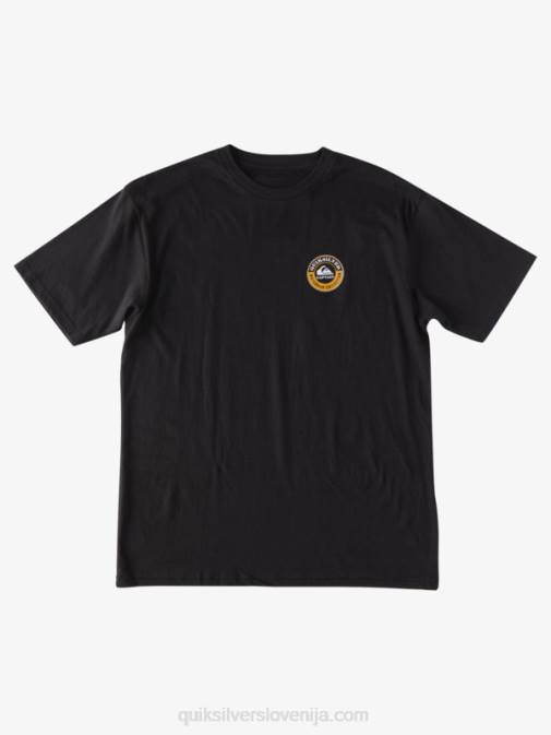 Quiksilver PJ4H1372 moški Črna w captains journey majica s kratkimi rokavi