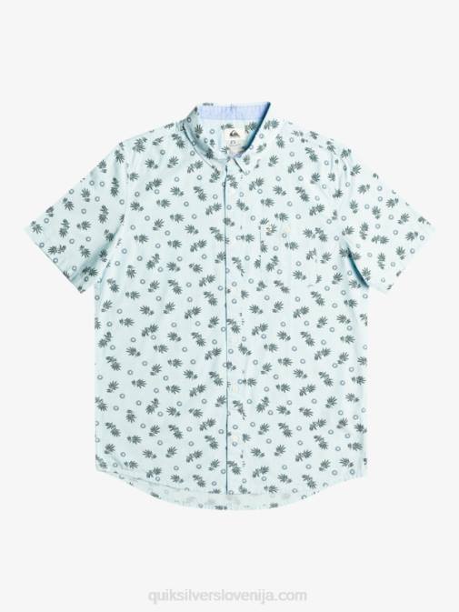 Quiksilver PJ4H1389 moški nebesno modra iz oceana majica s kratkimi rokavi od oceana do raja