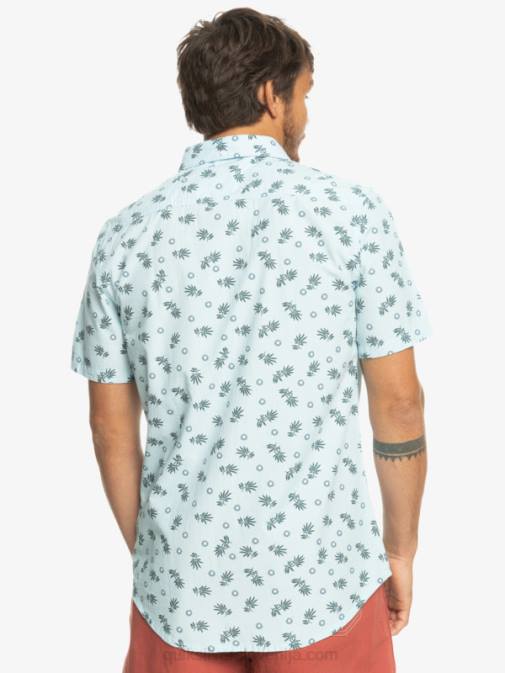 Quiksilver PJ4H1389 moški nebesno modra iz oceana majica s kratkimi rokavi od oceana do raja