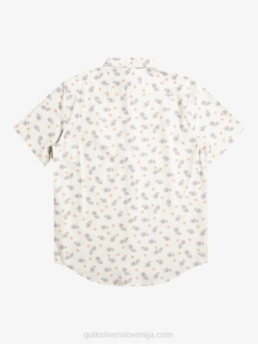 Quiksilver PJ4H1390 moški belo iz oceana majica s kratkimi rokavi od oceana do raja