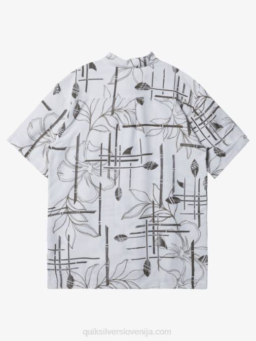 Quiksilver PJ4H1416 moški bela srajca s kratkimi rokavi za veslanje waterman