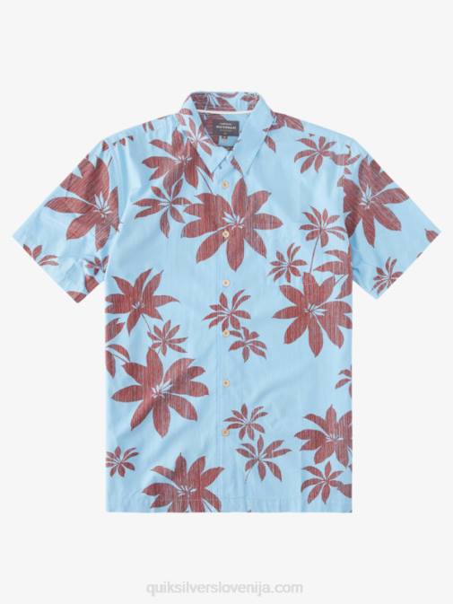 Quiksilver PJ4H1487 moški mrak modre vroče noči srajca s kratkimi rokavi waterman hot nights