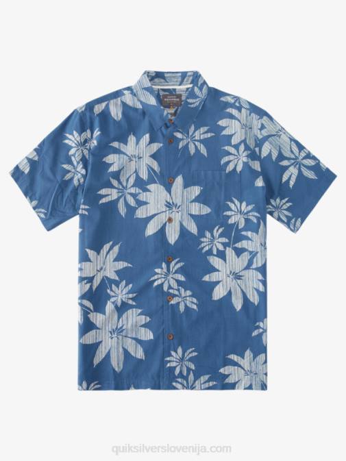 Quiksilver PJ4H1488 moški praporščak modre vroče noči srajca s kratkimi rokavi waterman hot nights