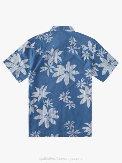 Quiksilver PJ4H1488 moški praporščak modre vroče noči srajca s kratkimi rokavi waterman hot nights
