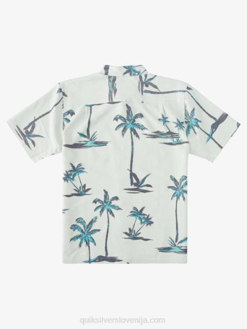 Quiksilver PJ4H1500 moški nežen zeleni morski vetrič havajska srajca s kratkimi rokavi waterman sea breezer