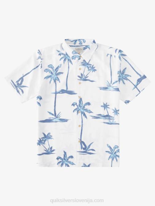 Quiksilver PJ4H1501 moški dusk blue sea breezer havajska srajca s kratkimi rokavi waterman sea breezer