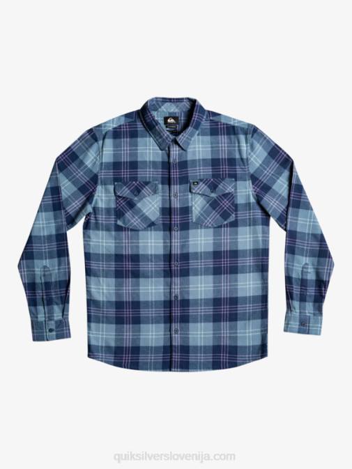 Quiksilver PJ4H1509 moški Provencial Blue Harelaw harelaw raztegljiva majica z dolgimi rokavi