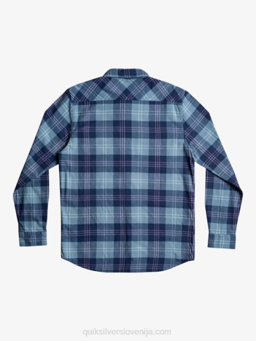 Quiksilver PJ4H1509 moški Provencial Blue Harelaw harelaw raztegljiva majica z dolgimi rokavi
