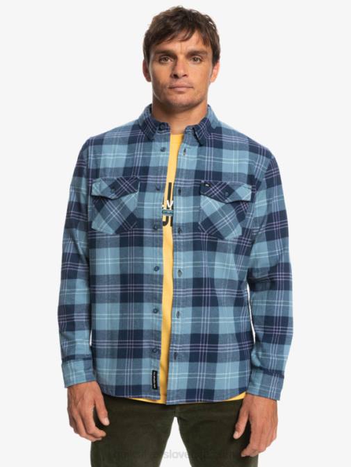 Quiksilver PJ4H1509 moški Provencial Blue Harelaw harelaw raztegljiva majica z dolgimi rokavi
