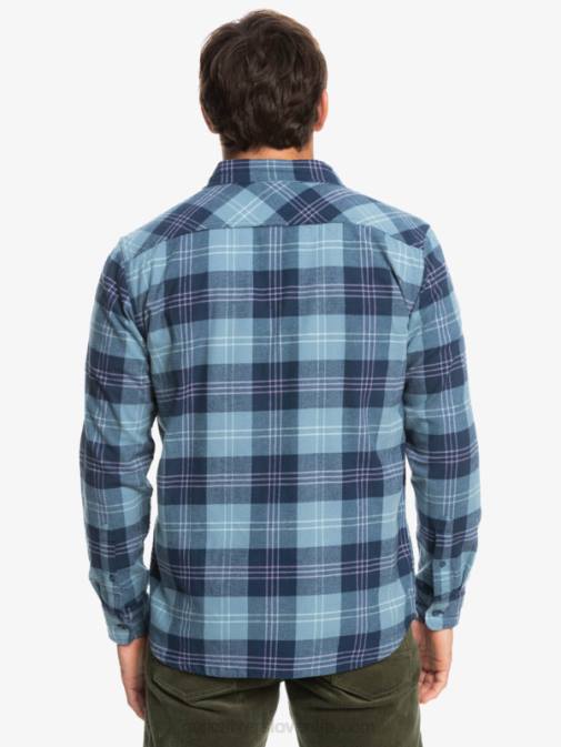 Quiksilver PJ4H1509 moški Provencial Blue Harelaw harelaw raztegljiva majica z dolgimi rokavi