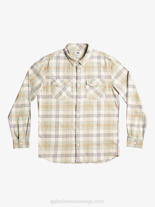 Quiksilver PJ4H1510 moški puščavski žajbelj harelaw harelaw raztegljiva majica z dolgimi rokavi