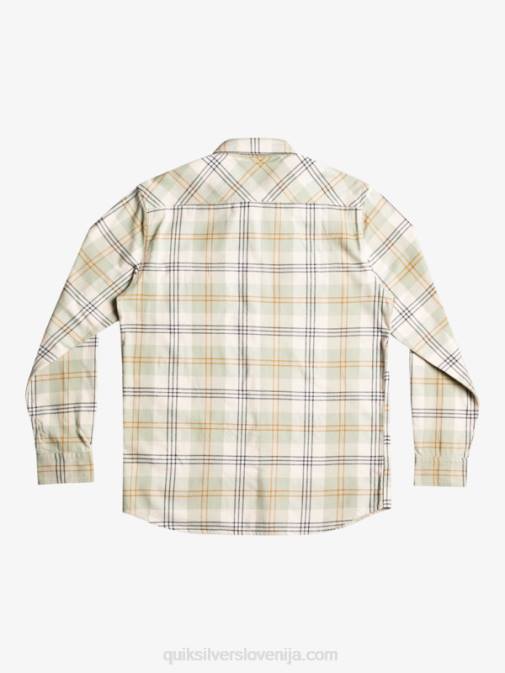 Quiksilver PJ4H1510 moški puščavski žajbelj harelaw harelaw raztegljiva majica z dolgimi rokavi