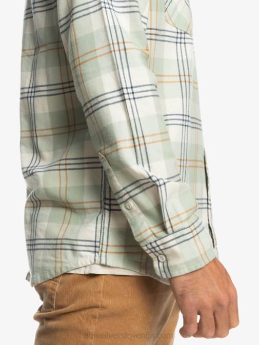 Quiksilver PJ4H1510 moški puščavski žajbelj harelaw harelaw raztegljiva majica z dolgimi rokavi