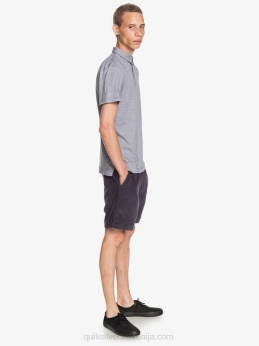 Quiksilver PJ4H1551 moški pariška noč vsakodnevna polo majica s kratkimi rokavi sun cruise