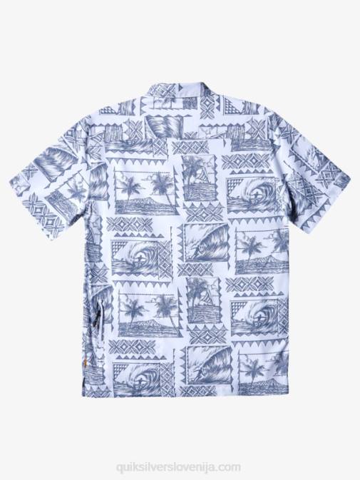 Quiksilver PJ4H156 moški sivo modra kailua waterman kailua cruiser tehnična majica s kratkimi rokavi upf 50