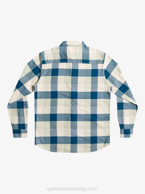 Quiksilver PJ4H1573 moški puščavska kadulja Motherfly flanelasta srajca z dolgimi rokavi