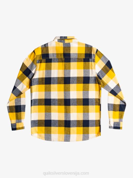 Quiksilver PJ4H1575 moški brezova mati 223 Motherfly flanelasta srajca z dolgimi rokavi