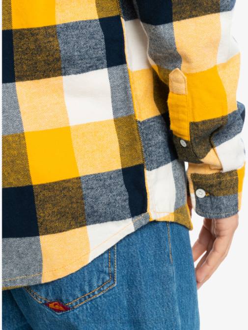 Quiksilver PJ4H1575 moški brezova mati 223 Motherfly flanelasta srajca z dolgimi rokavi