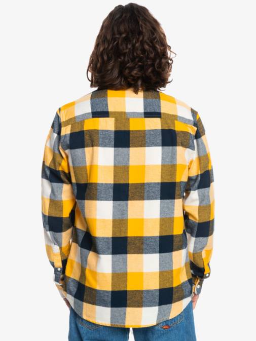 Quiksilver PJ4H1575 moški brezova mati 223 Motherfly flanelasta srajca z dolgimi rokavi