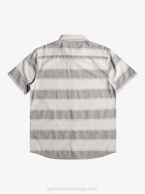 Quiksilver PJ4H1620 moški sivo vijoličen prime time vrhunska majica s kratkimi rokavi