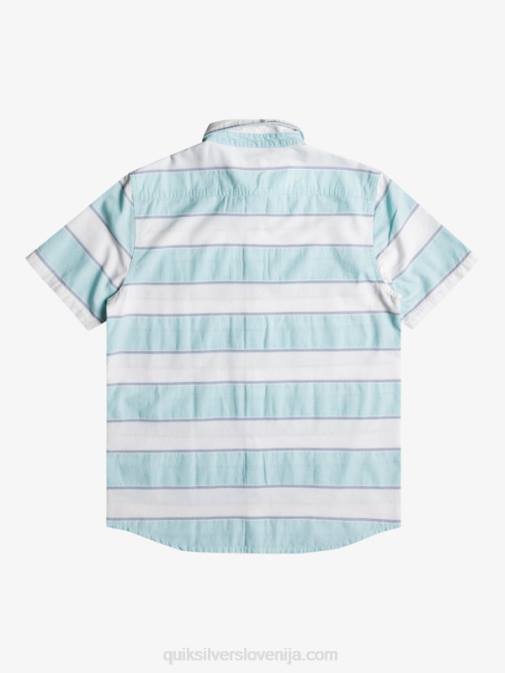 Quiksilver PJ4H1621 moški beli udarni čas vrhunska majica s kratkimi rokavi