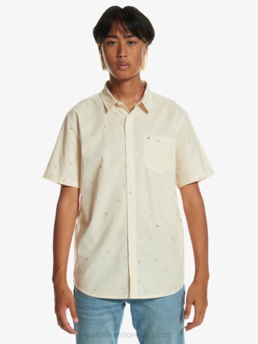 Quiksilver PJ4H1630 moški breza razmaknjena razmaknjena majica s kratkimi rokavi