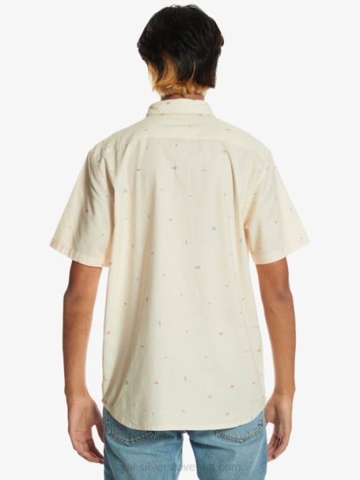 Quiksilver PJ4H1630 moški breza razmaknjena razmaknjena majica s kratkimi rokavi