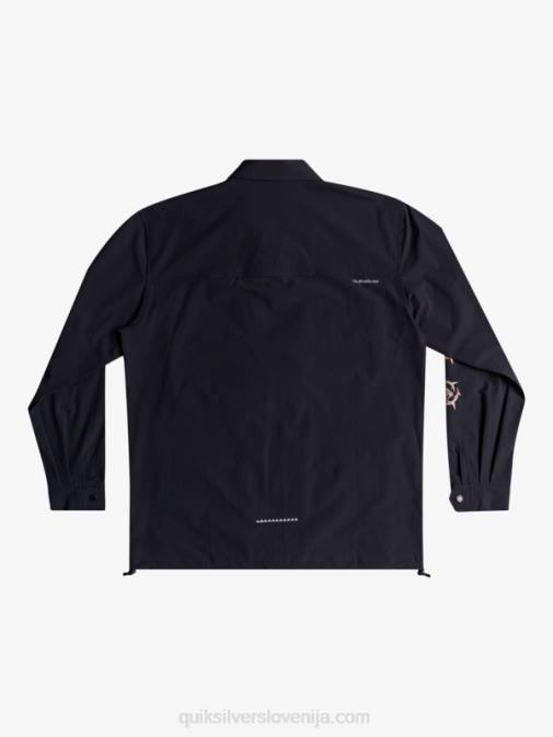 Quiksilver PJ4H1717 moški Črna Under sky majica z dolgimi rokavi