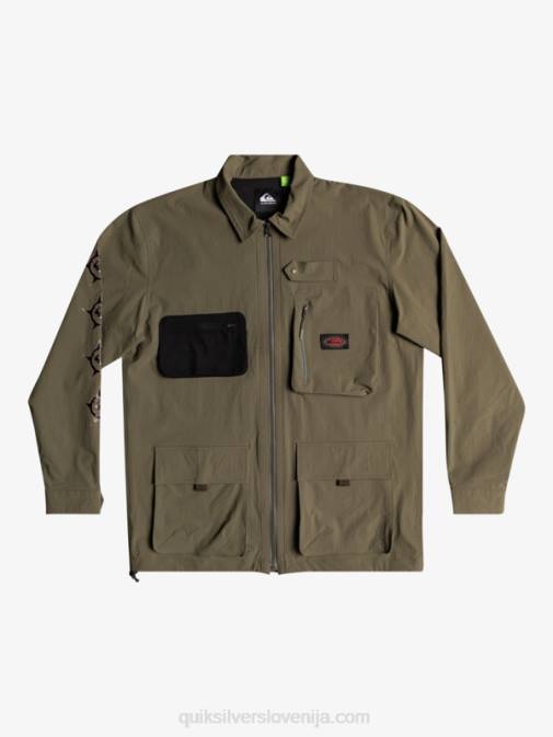 Quiksilver PJ4H1718 moški grozdni list Under sky majica z dolgimi rokavi